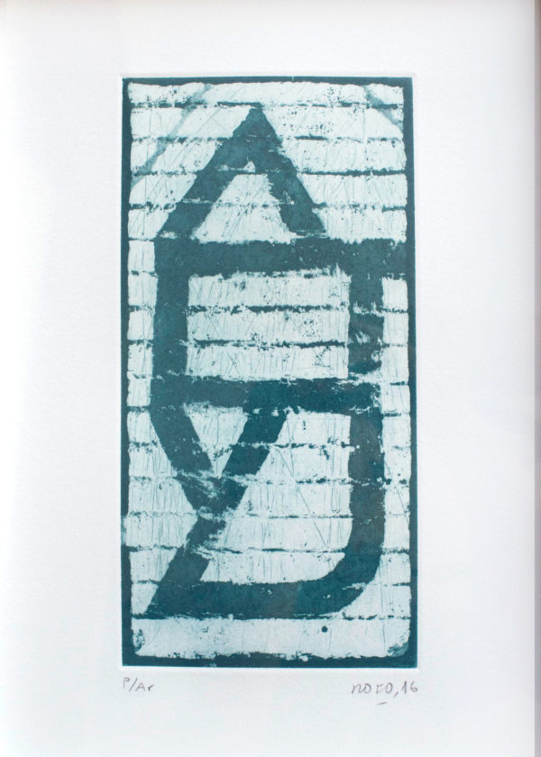 Serie "Juego de Letras" Color Turquesa - Imagen 6